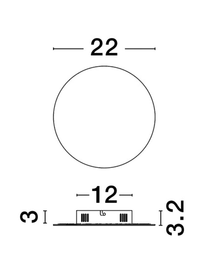 Aplica Nova Luce CYRCLE 9248154