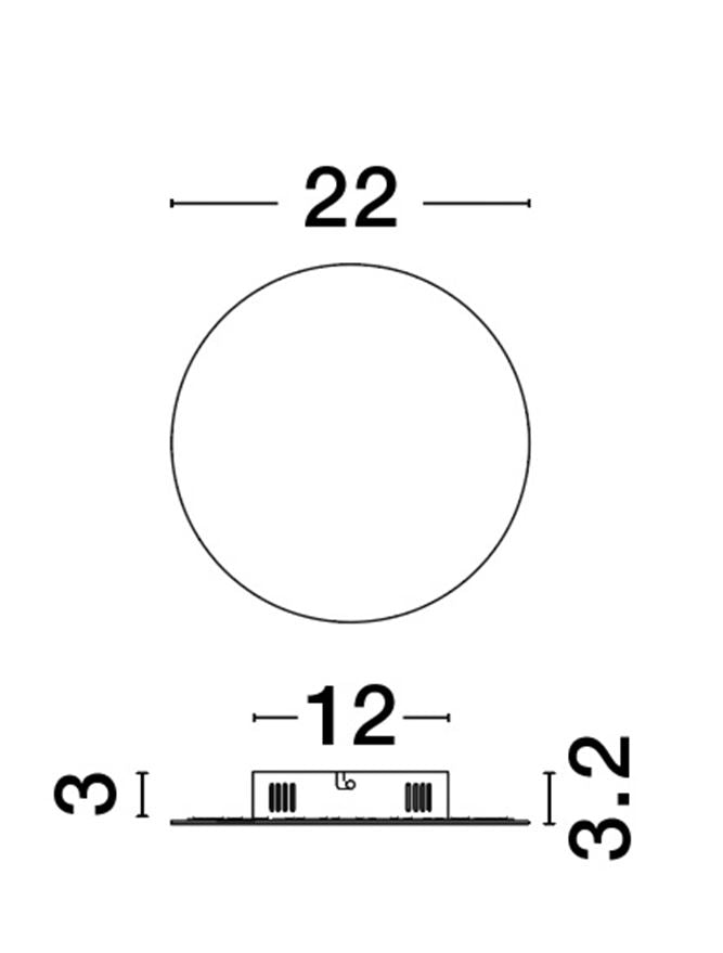 Aplica Nova Luce CYRCLE 9248155