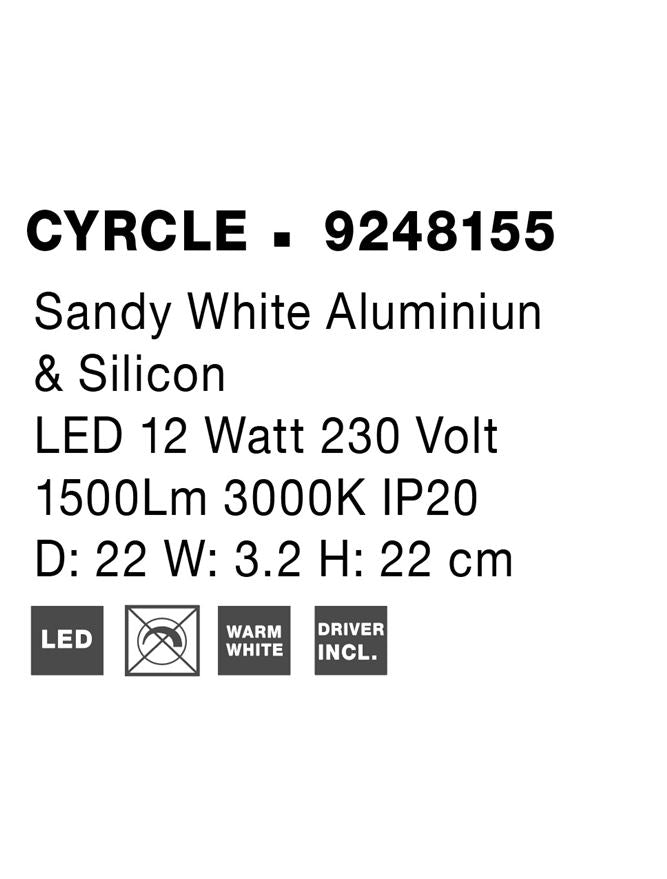 Aplica Nova Luce CYRCLE 9248155
