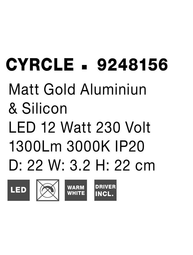 Aplica Nova Luce CYRCLE 9248156