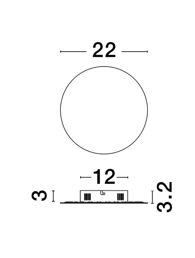 Aplica Nova Luce CYRCLE 9248156