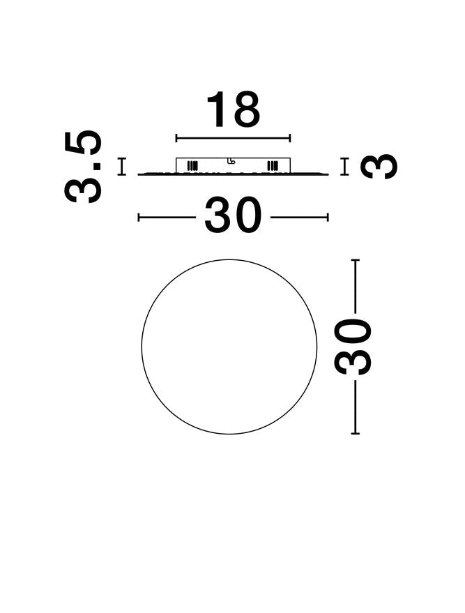 Aplica Nova Luce CYRCLE 9248176