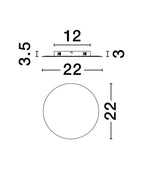 Aplica Nova Luce CYRCLE 9248177