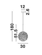 Pendul Nova Luce MIRANO 9260211