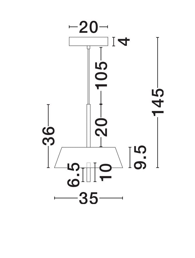 Pendul Nova Luce VELIO 9268052