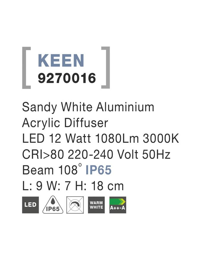 Aplica exterior Nova Luce KEEN 9270016