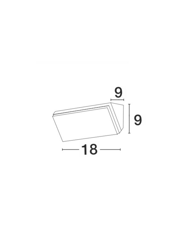 Aplica exterior Nova Luce KEEN 9270027