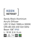 Aplica exterior Nova Luce KEEN 9270027
