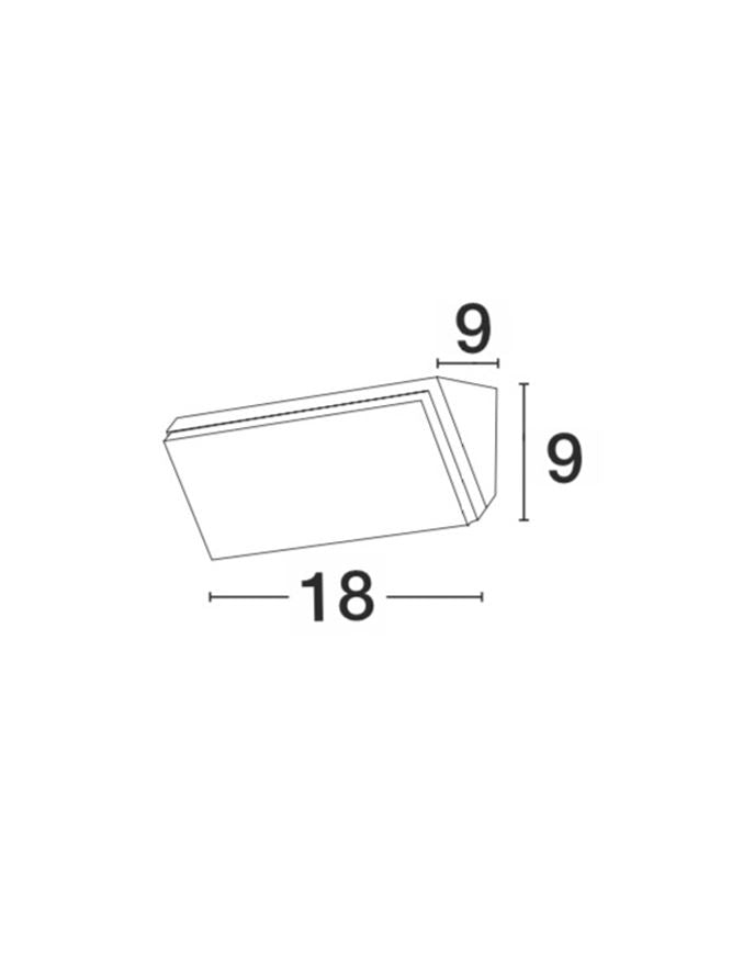 Aplica exterior Nova Luce KEEN 9270028