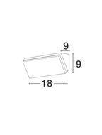 Aplica exterior Nova Luce KEEN 9270028