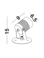 Proiector exterior fatade/plante Nova Luce FEND 9271491