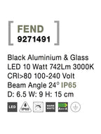 Proiector exterior fatade/plante Nova Luce FEND 9271491
