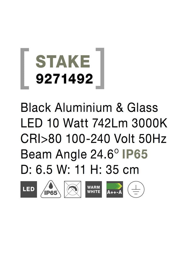 Proiector exterior fatade/plante Nova Luce STAKE 9271492