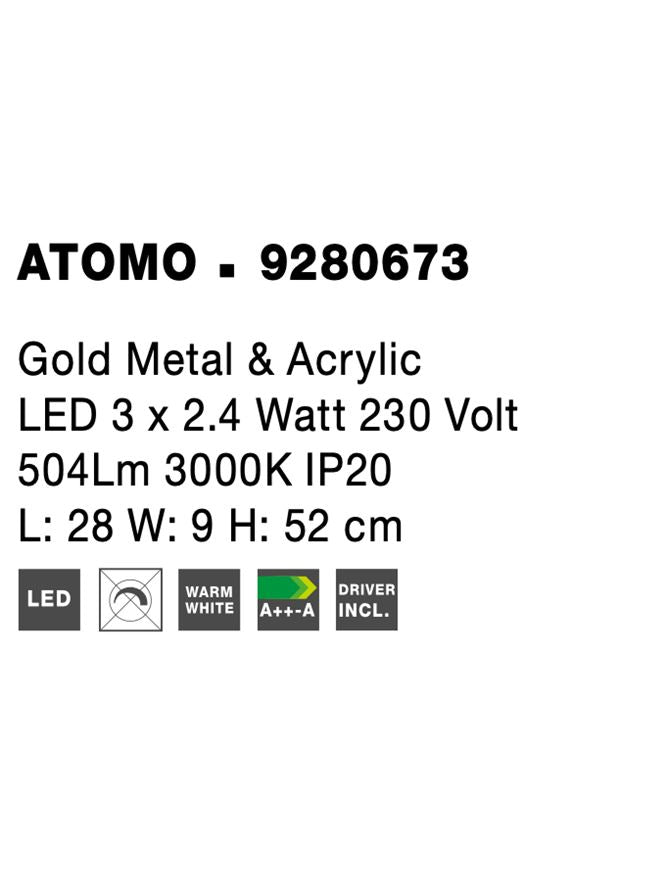 Veioza Nova Luce ATOMO 9280673