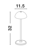 Veioza exterior reincarcabila Nova Luce ROSE 9281381