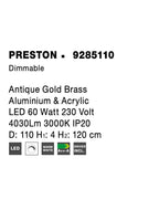 Lustra Nova Luce PRESTON 9285110