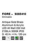Lustra Nova Luce FIORE 9285410