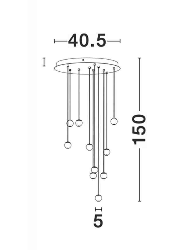 Candelabru Nova Luce NOCCI 9303952