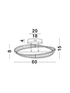 Plafoniera Nova Luce AURELIA 9333060