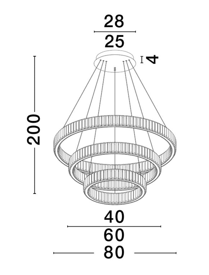 Candelabru Nova Luce AURELIA 9333069