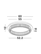 Plafoniera Nova Luce AURELIA 9333072