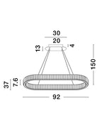 Lustra Nova Luce AURELIA 9333073