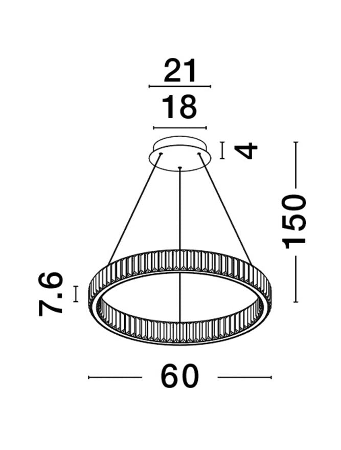 Lustra Nova Luce AURELIA 9333075