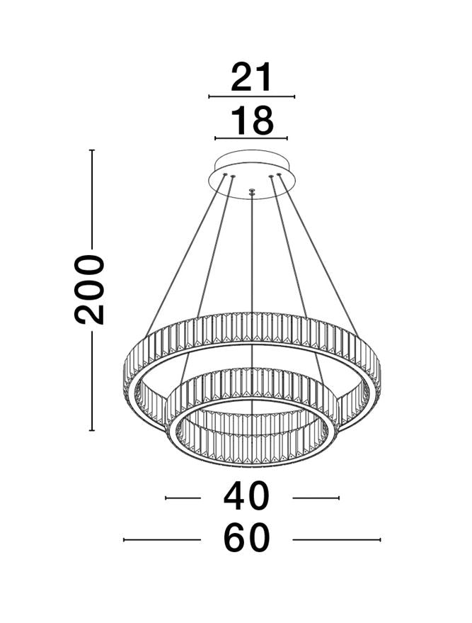 Lustra Nova Luce AURELIA 9333077