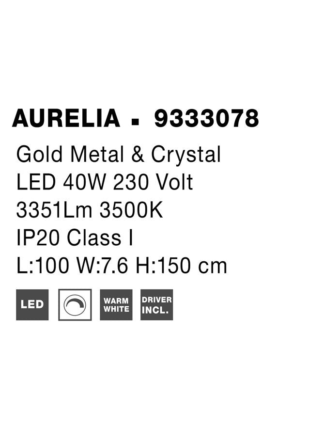 Lustra Nova Luce AURELIA 9333078