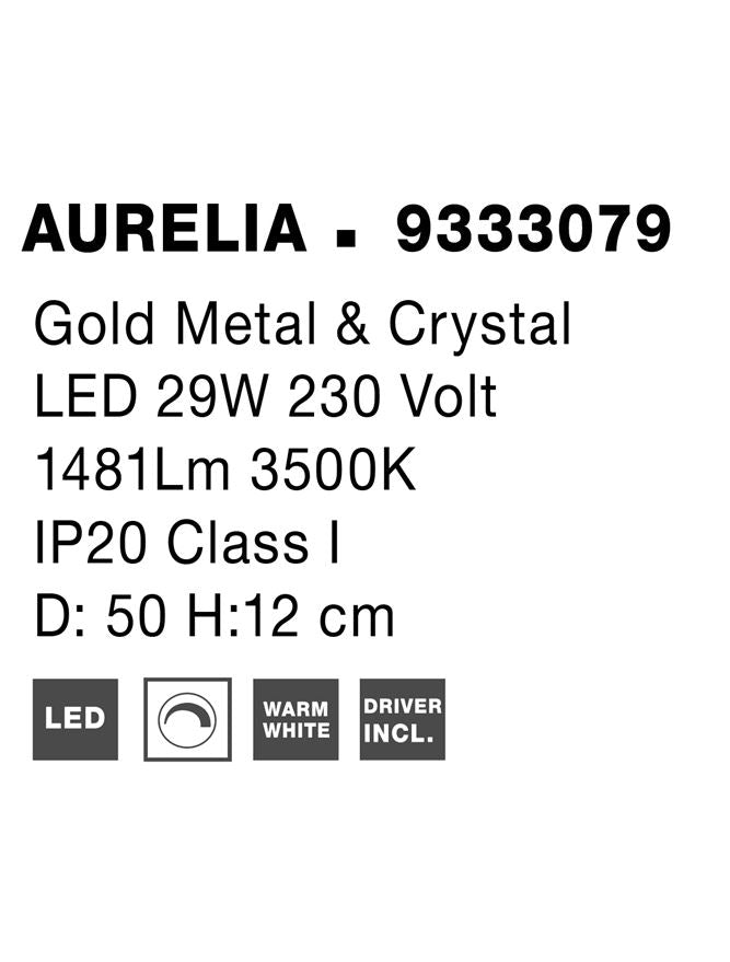 Plafoniera Nova Luce AURELIA 9333079