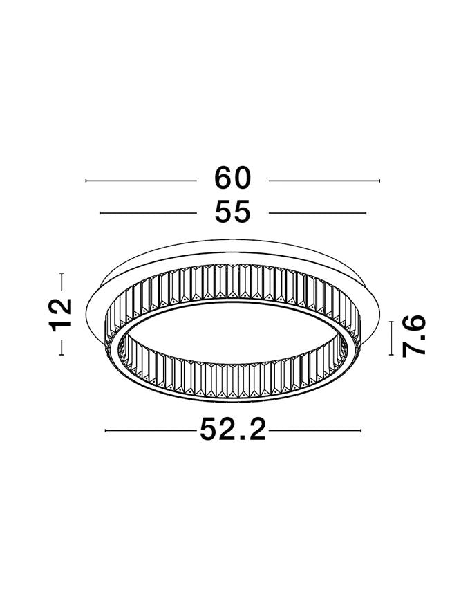 Plafoniera Nova Luce AURELIA 9333080