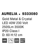 Plafoniera Nova Luce AURELIA 9333080