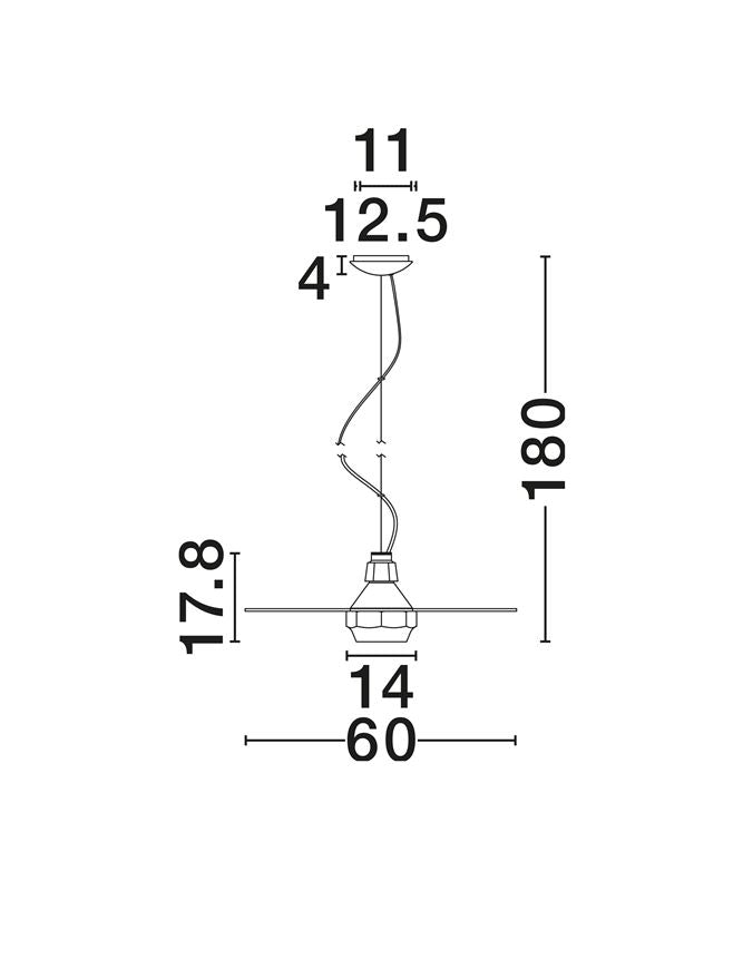 Pendul Nova Luce LORA 9333204