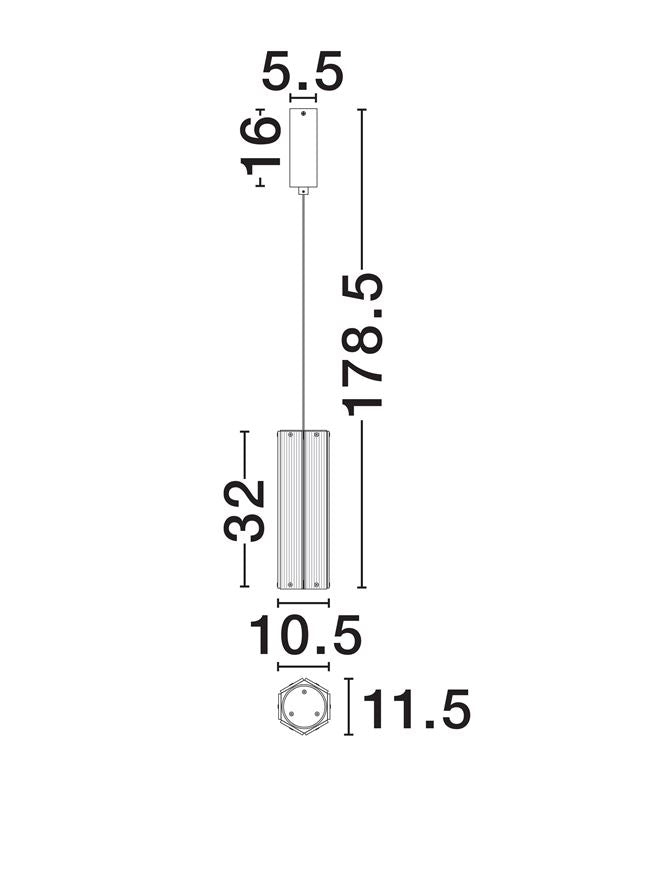 Pendul Nova Luce ESSENZO 9333213