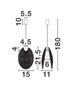 Pendul Nova Luce SHELINA 9333221