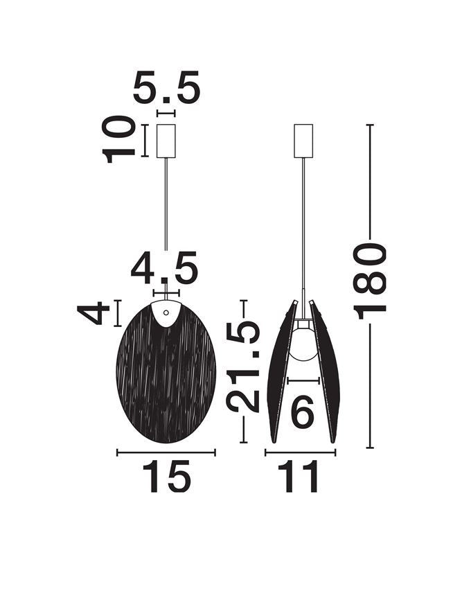 Pendul Nova Luce SHELINA 9333221