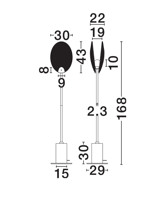 Lampadar Nova Luce SHELINA 9333223
