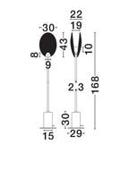 Lampadar Nova Luce SHELINA 9333223