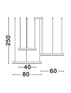 Lustra Nova Luce ELOWEN 9345654
