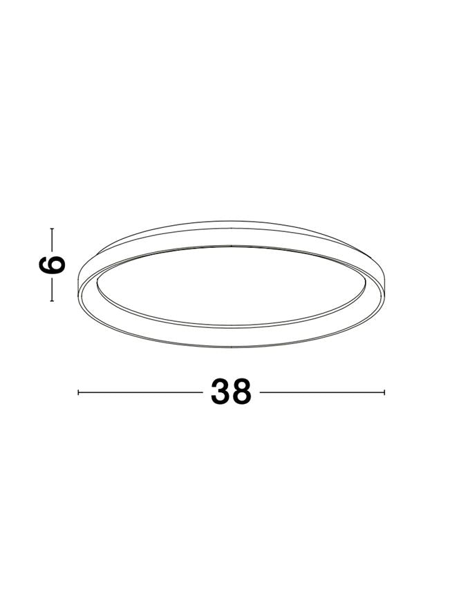 Plafoniera Nova Luce PERTINO 9345680