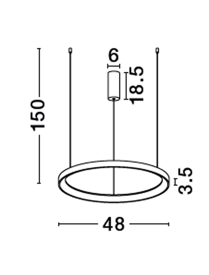 Lustra Nova Luce PERTINO 9345686