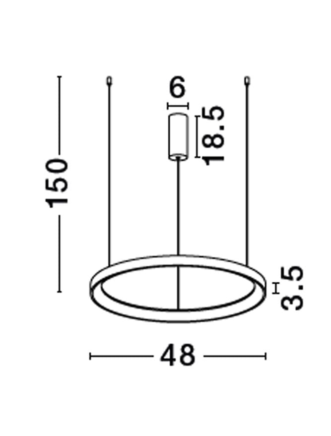 Lustra Nova Luce PERTINO 9345687