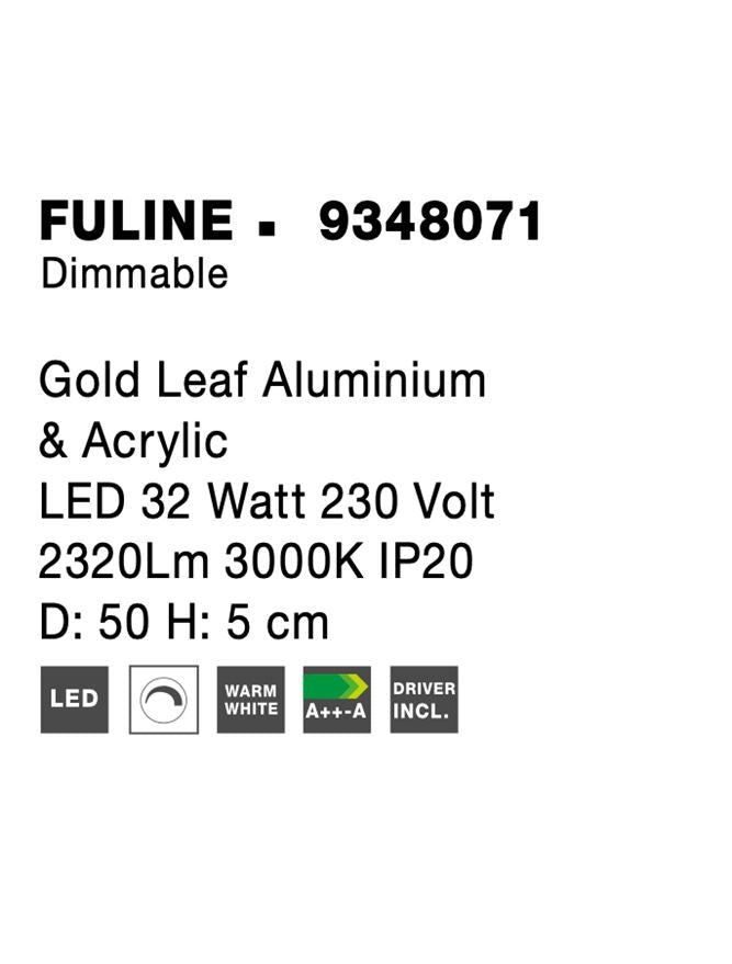 Plafoniera Nova Luce FULINE 9348071