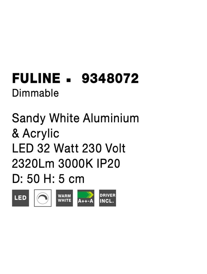 Plafoniera Nova Luce FULINE 9348072