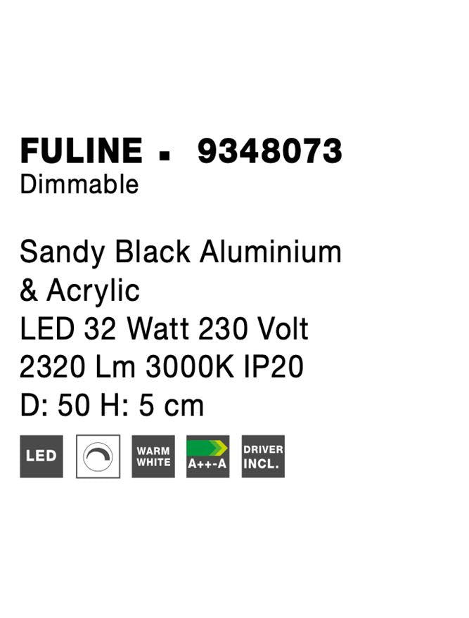 Plafoniera Nova Luce FULINE 9348073