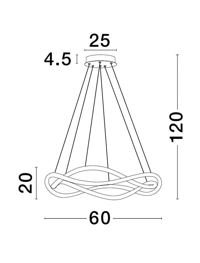Lustra Nova Luce JINAL 9348102