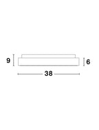 Plafoniera Nova Luce RANDO THIN 9353830