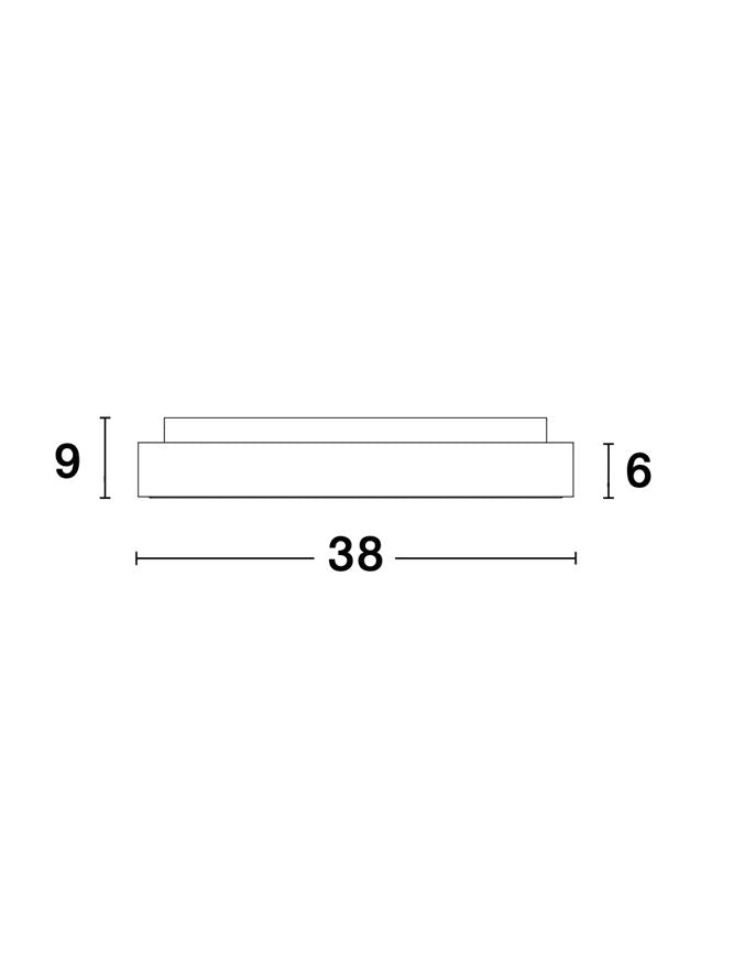 Plafoniera Nova Luce RANDO THIN 9353831