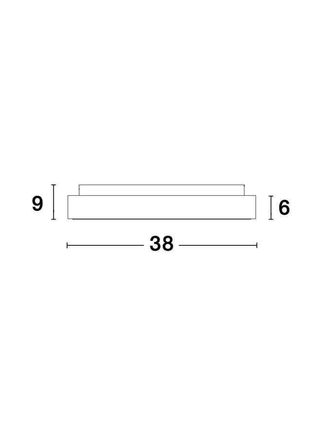 Plafoniera Nova Luce RANDO THIN 9353834