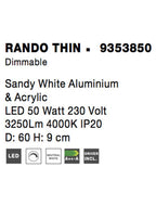 Plafoniera Nova Luce RANDO THIN 9353850